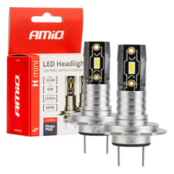 Bombilla Luz de Cruce LED Headlamp H7/H18 H-mini AMiO, 2 unid.