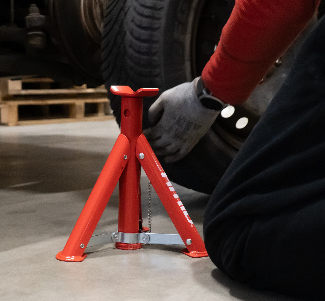Caballete 3tn plegable 290-408mm - Imagen 3