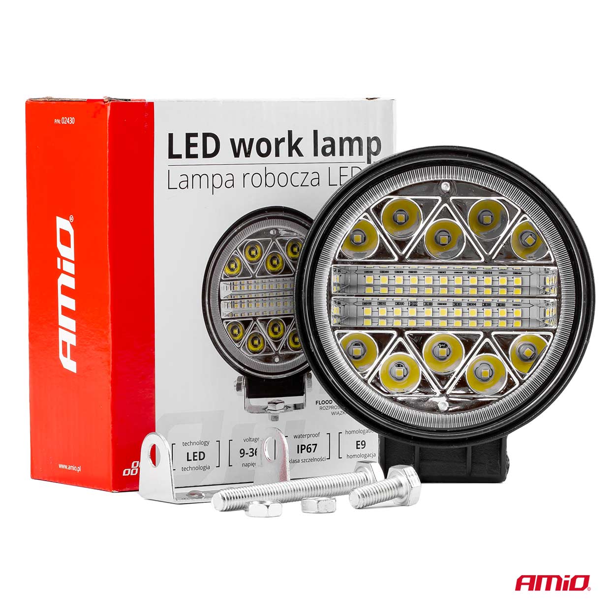 Lámpara de trabajo LED redonda 2080Lm 02430 - Imagen 3