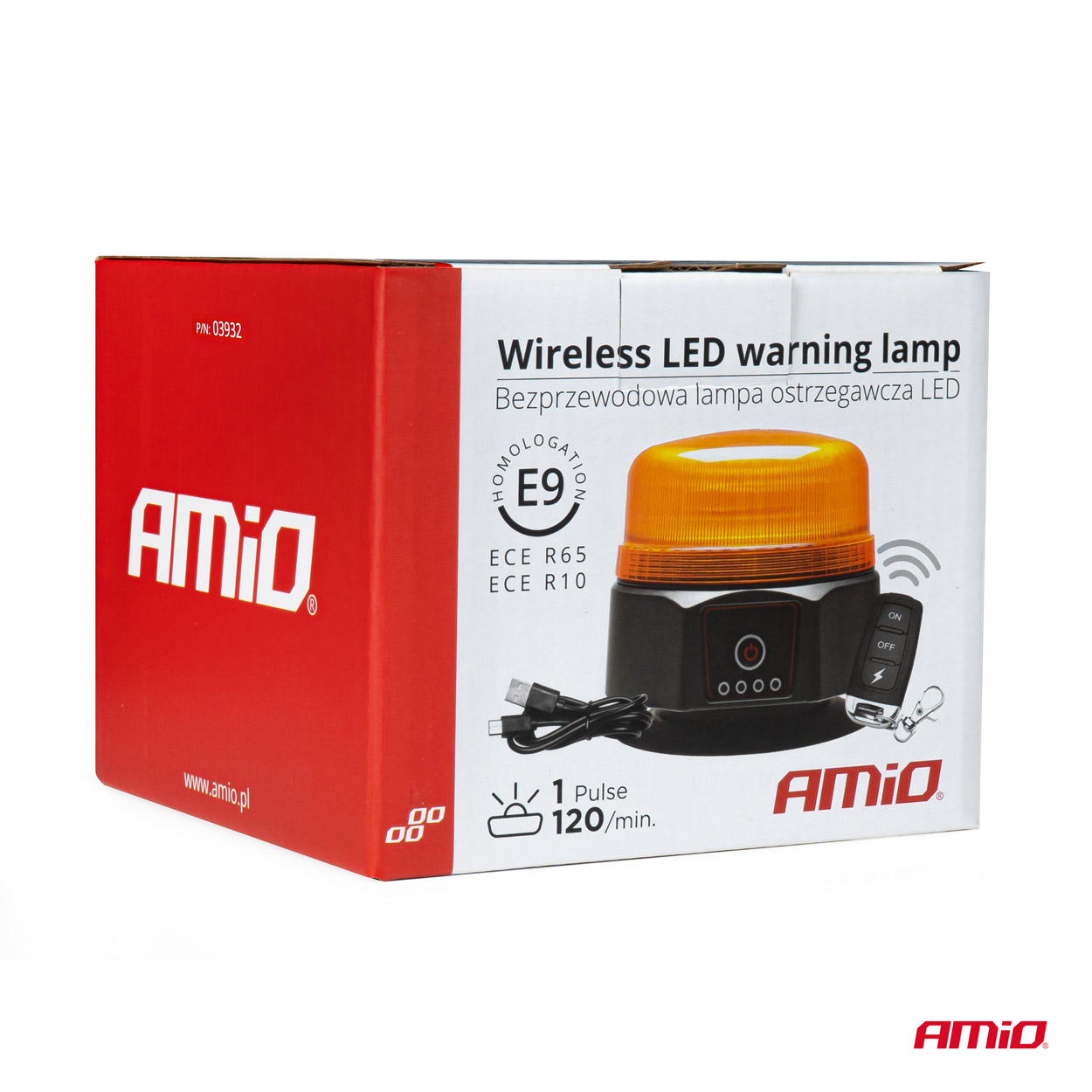 Lámpara estroboscópica 36 LED imán, inalámbrica con mando a distancia 03932 - Imagen 6
