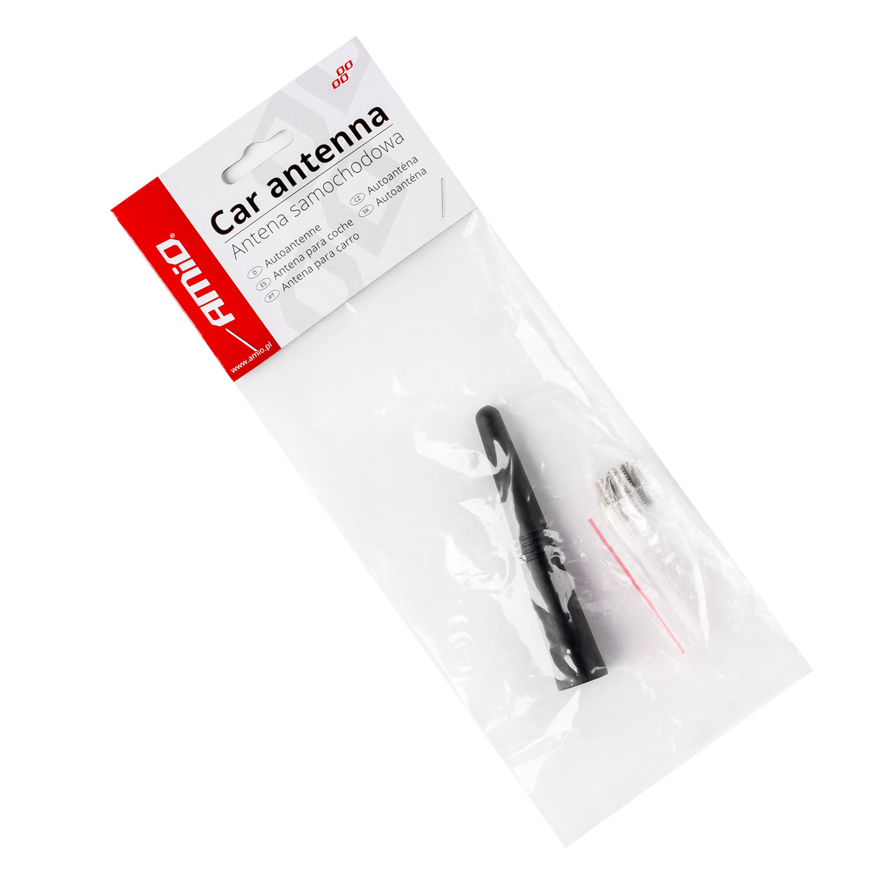 Antena para Coche, 9cm con tres adaptadores 5, 6 y 7 mm 01509 - Imagen 2