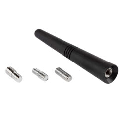 Antena para Coche, 9cm con tres adaptadores 5, 6 y 7 mm 01509