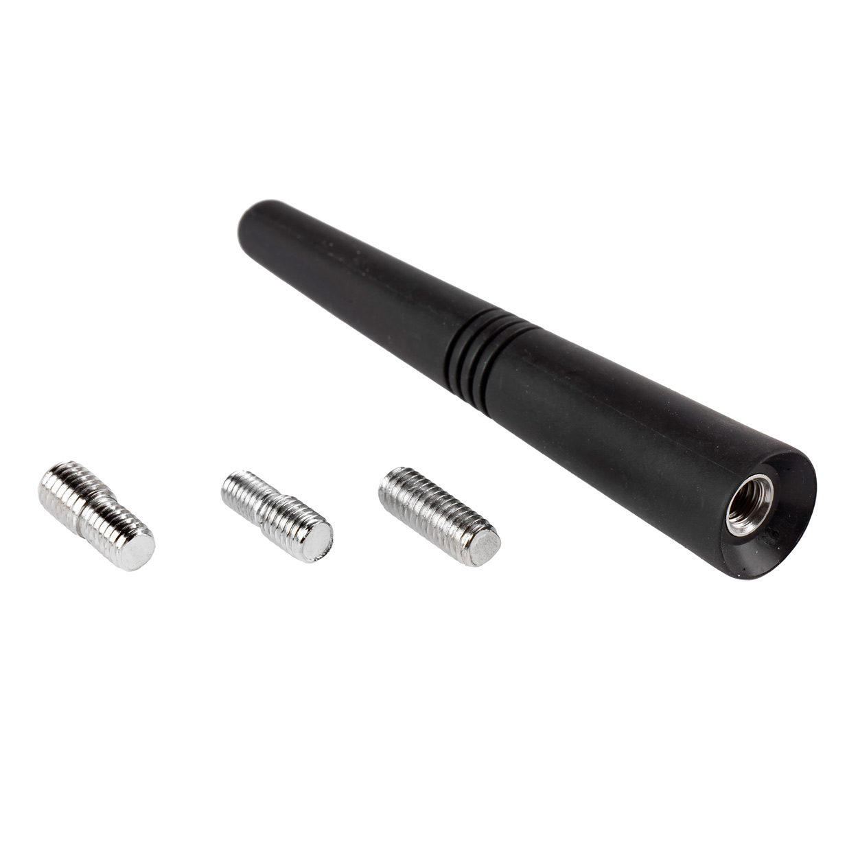 Antena para Coche, 9cm con tres adaptadores 5, 6 y 7 mm 01509