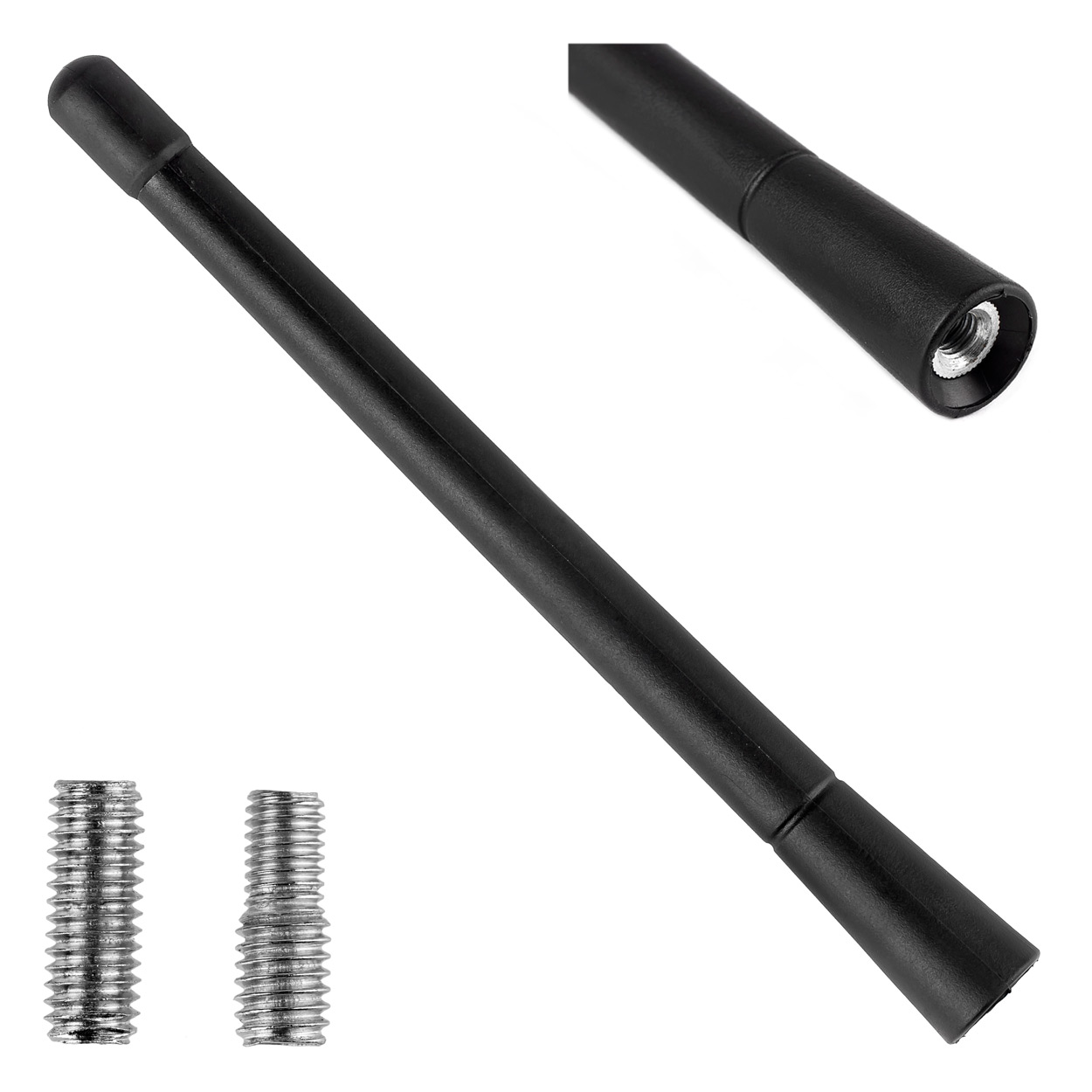 Antena para Coche 18cm, adaptadores 5 y 6mm 01051