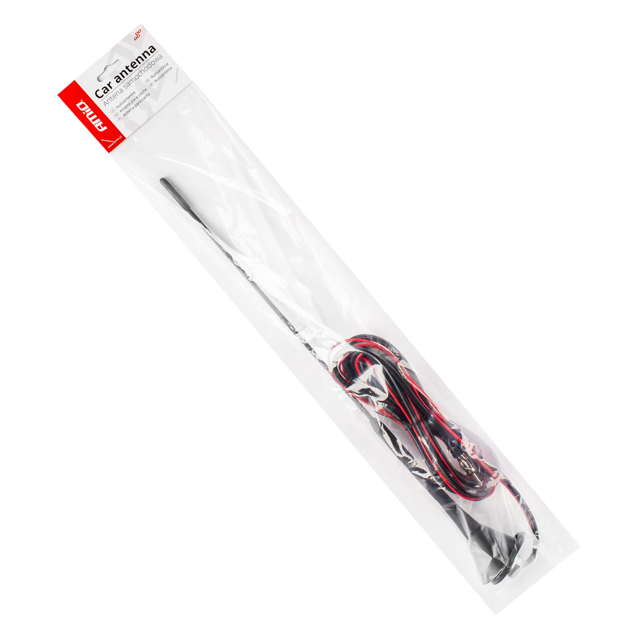 Antena para Coche 40cm, rosca 5mm, con amplificador 01511 - Imagen 2