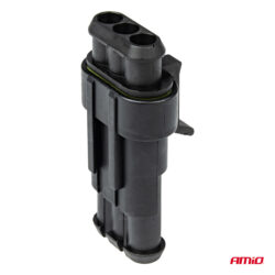 Conector con terminales macho/hembra