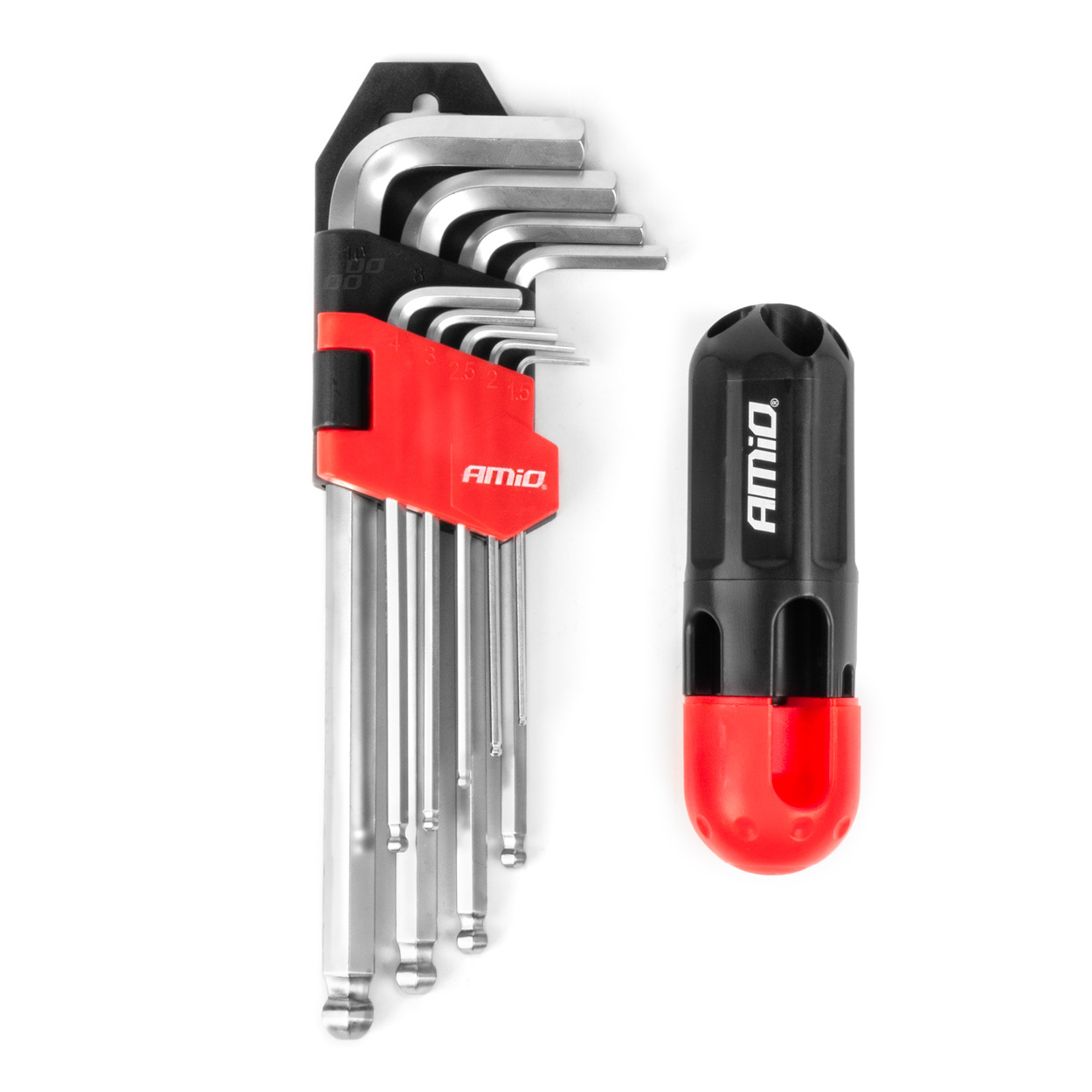 Llaves allen (imbus) CRV 9pcs, bola largas