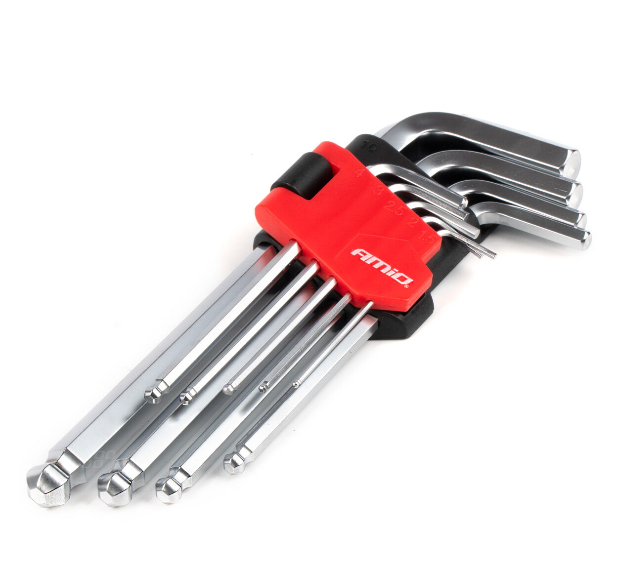 Llaves allen (imbus) CRV 9pcs, bola largas - Imagen 4