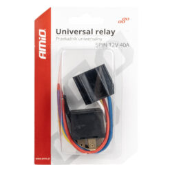 Relé Universal con cable y enchufe AMIO-03510 - 12V