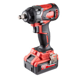 Kit llave de impacto Brushless 20V 4Ah 480Nm 1/2" para taller y mantenimiento