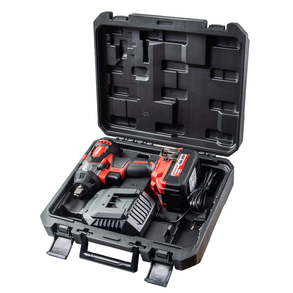 Kit llave de impacto Brushless 20V 4Ah 480Nm 1/2" para taller y mantenimiento - Imagen 3