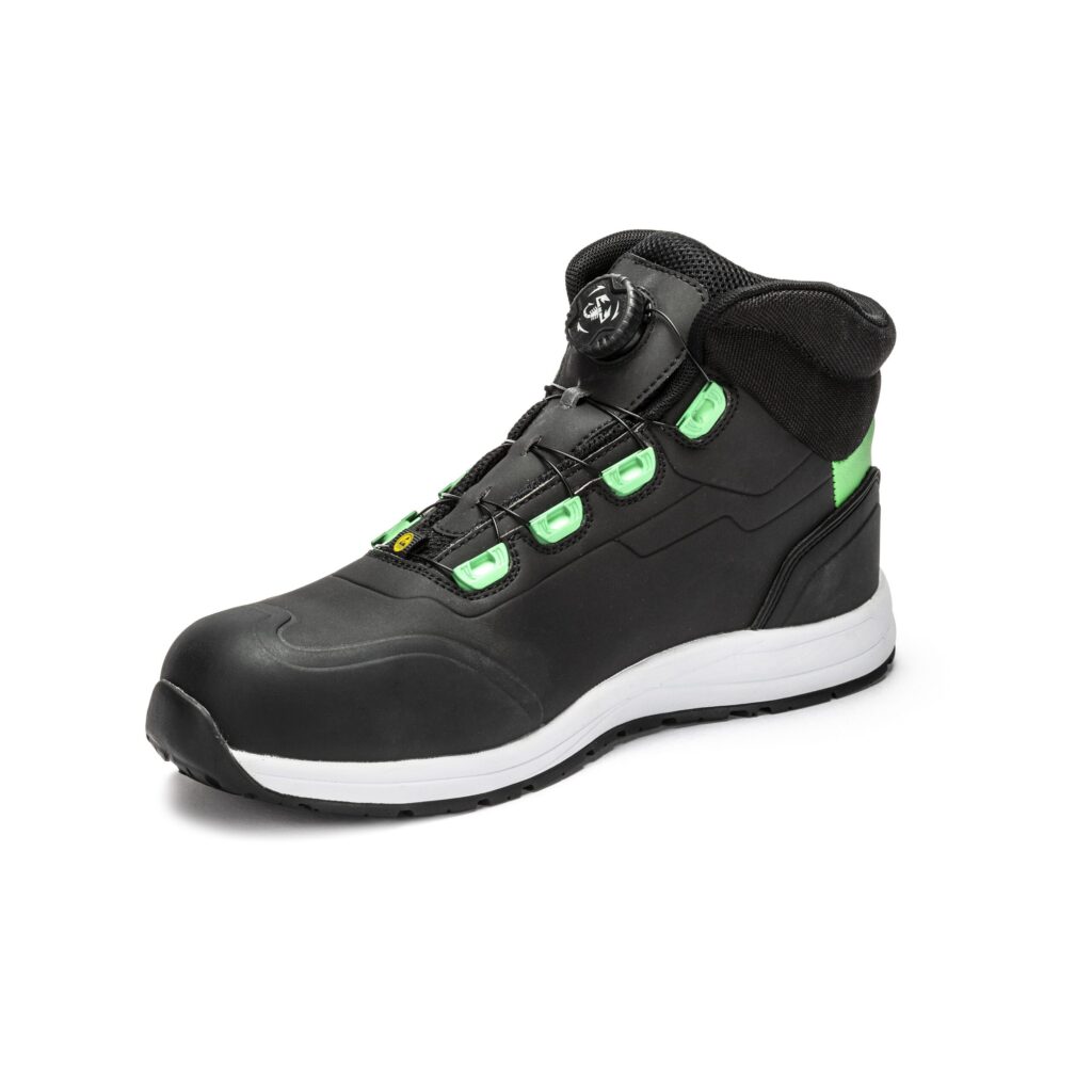 BOTA SEGURIDAD EN345 - ABARTH SCORPION ALTO BLACK - Calidad Profesional RZ Tools - Imagen 3