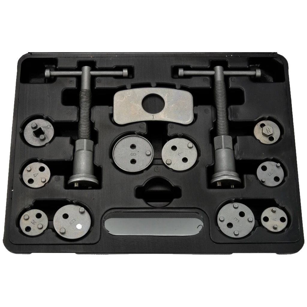 Estuche retroceso de pistones 18pcs, positivo-negativo - 18 piezas · acero de alta calidad - Imagen 2