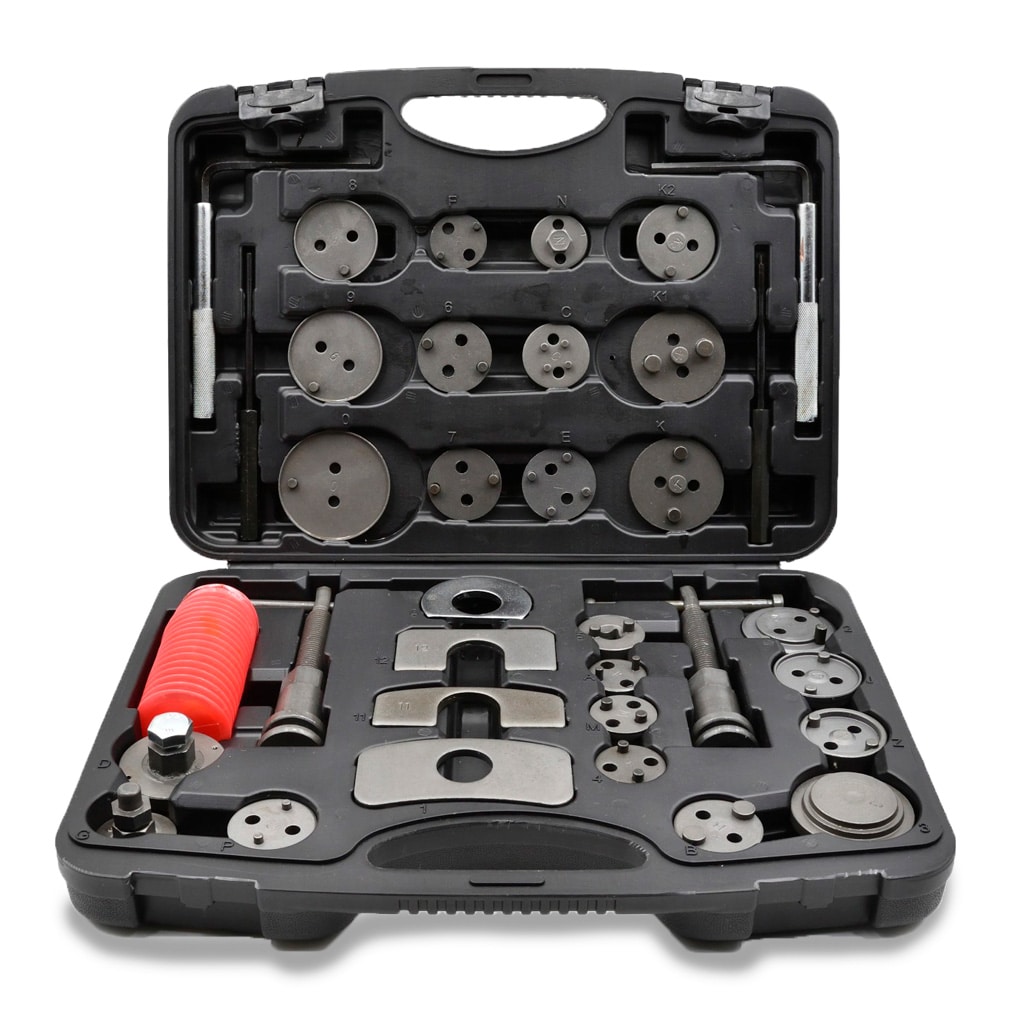Estuche retroceso de pistones 35pcs, positivo-negativo - 35 piezas · acero de alta calidad