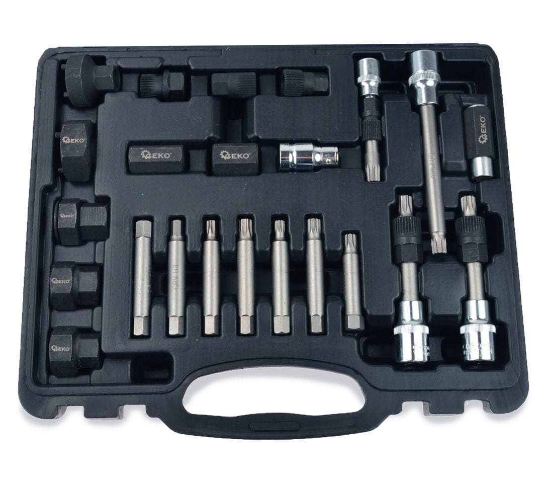 Juego de 1/2" para poleas de alternador 22pcs - 22 piezas · acero - Imagen 2