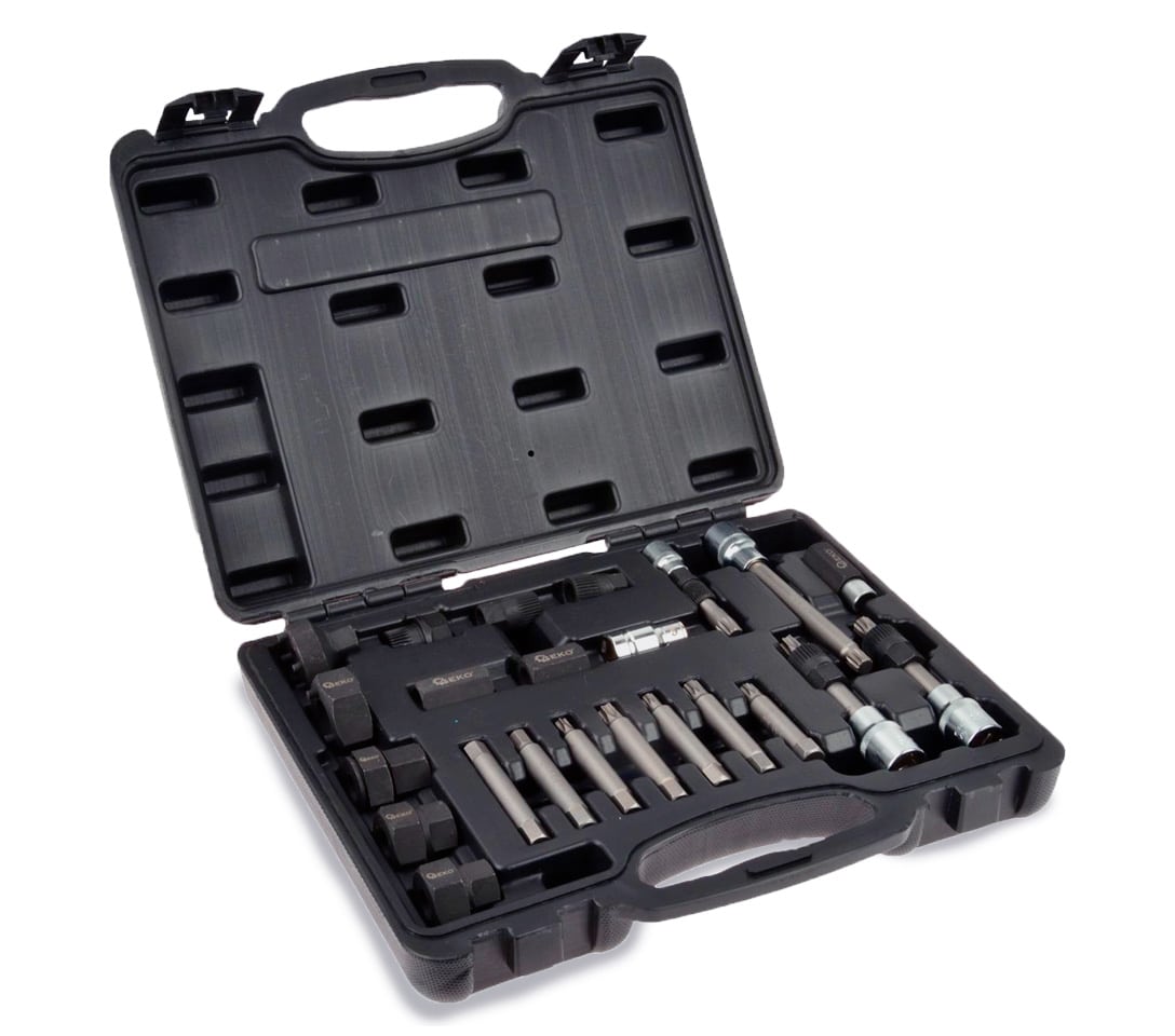 Juego de 1/2" para poleas de alternador 22pcs - 22 piezas · acero