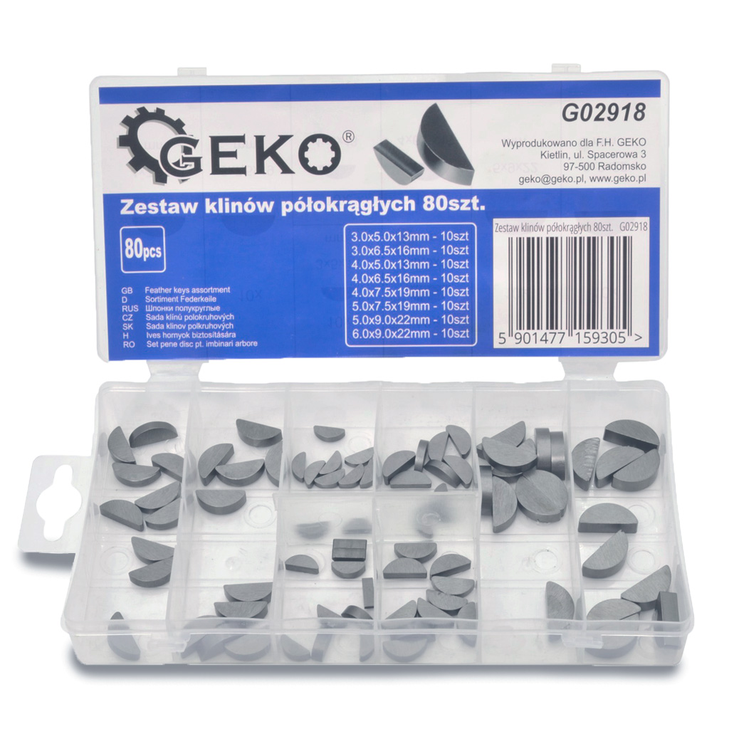 Surtido de clins medio redondos 80uds - 80 piezas · 0 x 13 mm