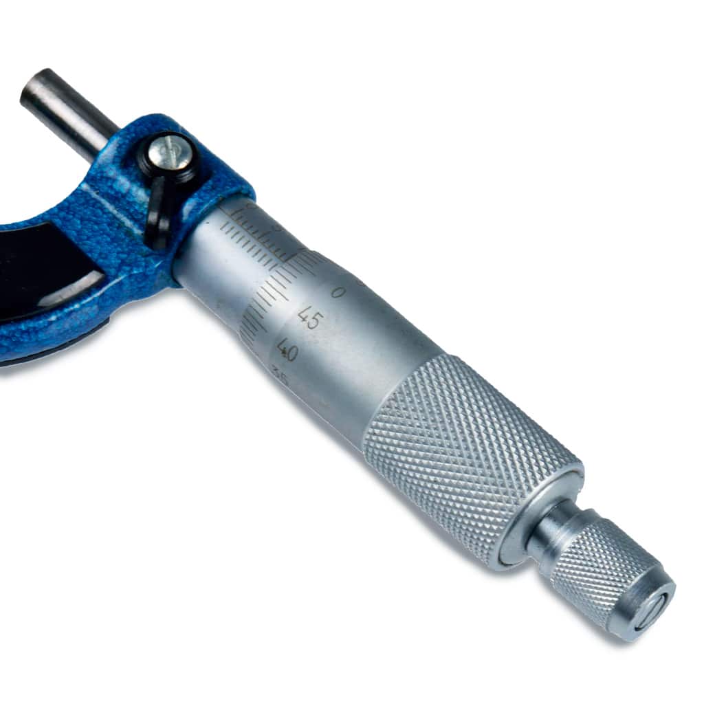 Micrómetro mecánico 0-25mm, 0,01mm para taller y mantenimiento - Imagen 3