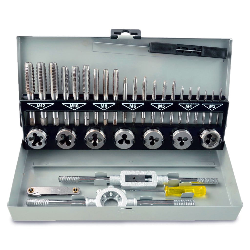Juego de machos y terrajas M3-M12 32pcs - 32 piezas - Imagen 3