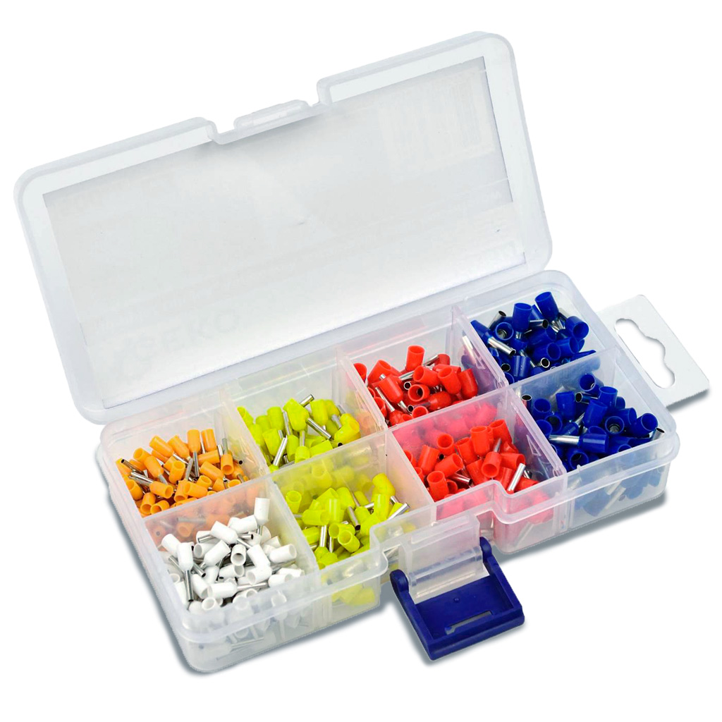 Surtido conectores de crimpado, 500uds - 500 piezas · 5 x 8 mm