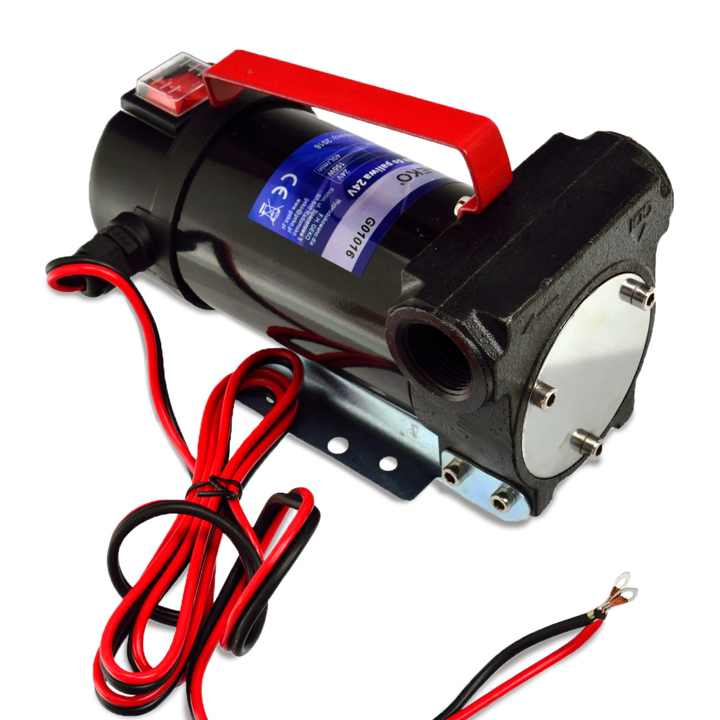 Bomba de trasvase de Diesel 24V DC - 155W · 165 cm