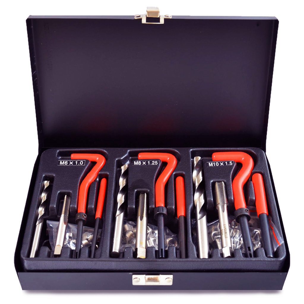 Juego de reparación de roscas M6-M8-M10, 88pcs - 88 piezas · 0 x 10 mm - Imagen 3