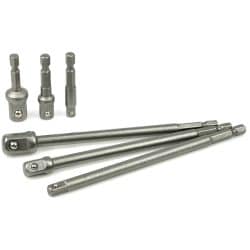 Adaptador taladro 6cps 1-4 1-2 3-8 - acero