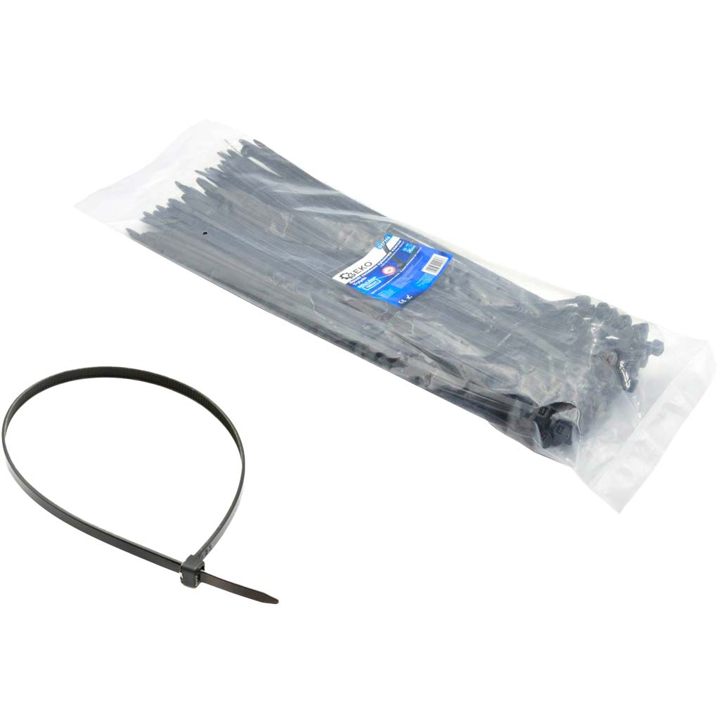 Bridas negras, 100pcs 120x2,5mm - 100 piezas