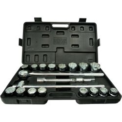 Estuche de 3/4", 21pcs 12 caras 19-50mm - acero