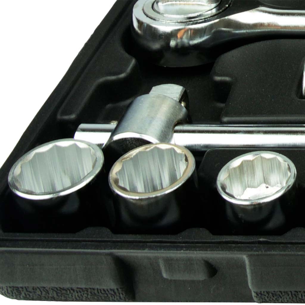 Estuche de 3/4", 21pcs 12 caras 19-50mm - acero - Imagen 6
