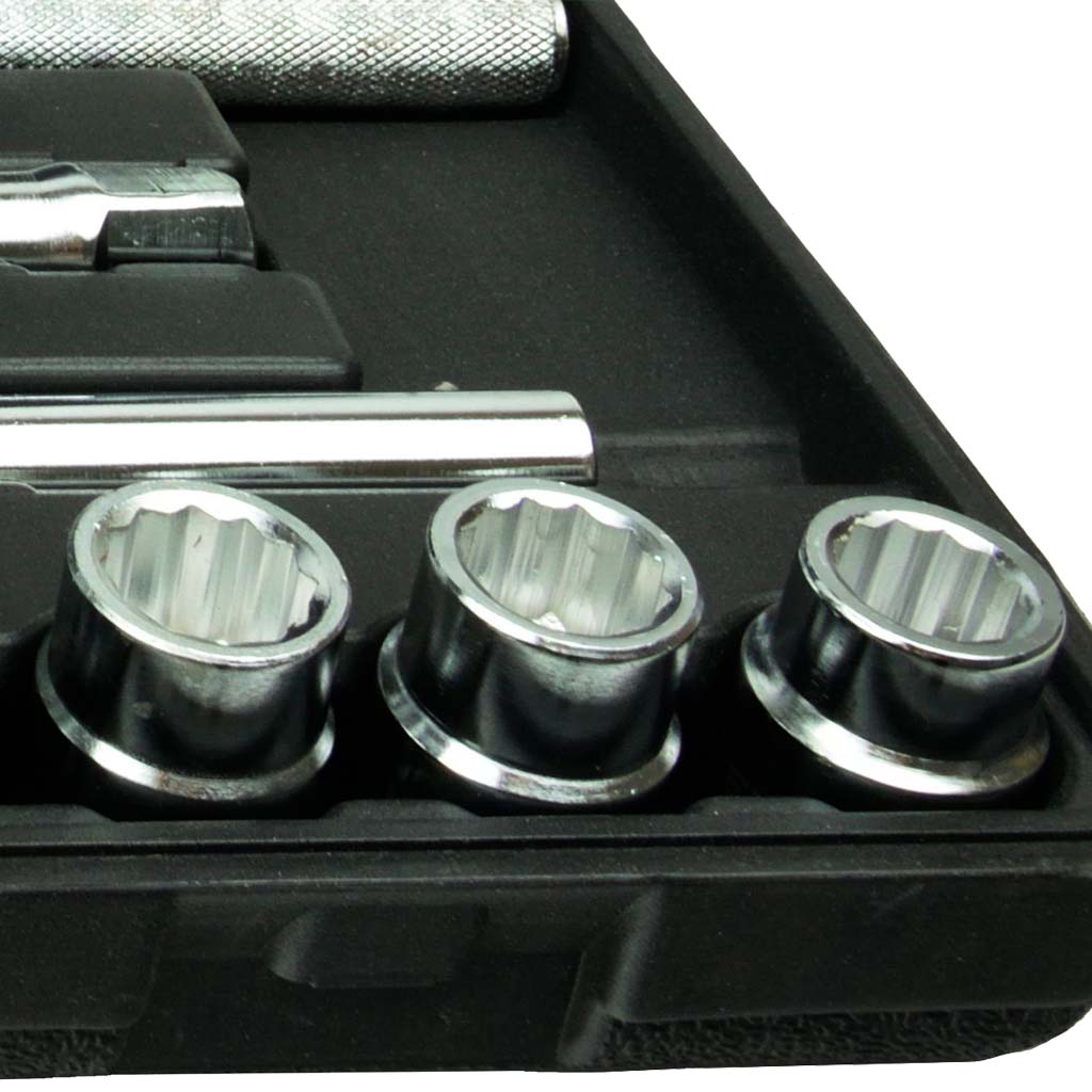 Estuche de 3/4", 21pcs 12 caras 19-50mm - acero - Imagen 7