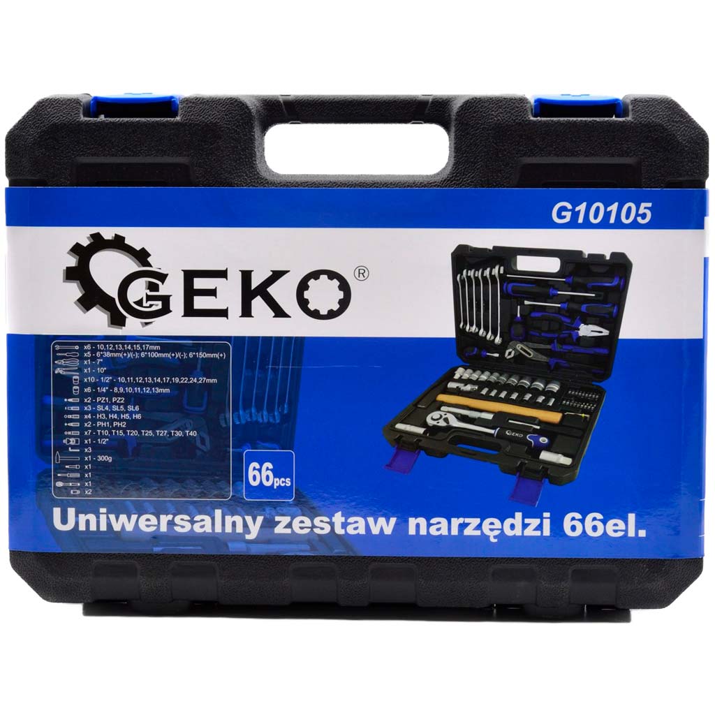 Estuche 66pcs, 1/2" - acero · 66 piezas - Imagen 9