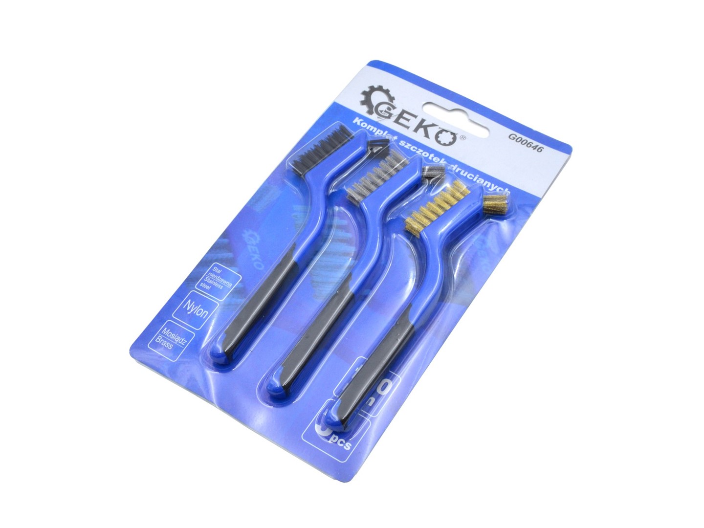 Juego 3 cepillos mini rascadores 180mm - 3 piezas · 42 x 10 x 13 mm - Imagen 3