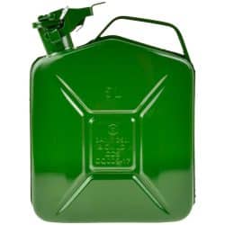 Garrafa metálica gasolina 5ltr - acero