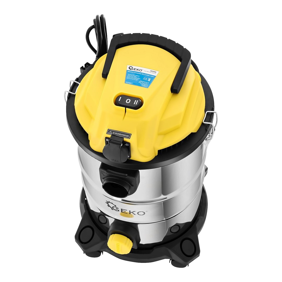 Aspirador sólidos / líquidos, 25ltr, 1800W, filtro HEPA para instalación eléctrica y automoción - Imagen 7