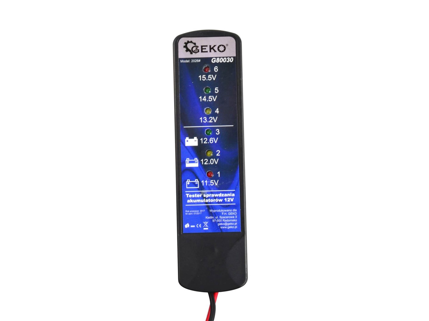 Tester de alternador de batería de 12v - 100 A - Imagen 2