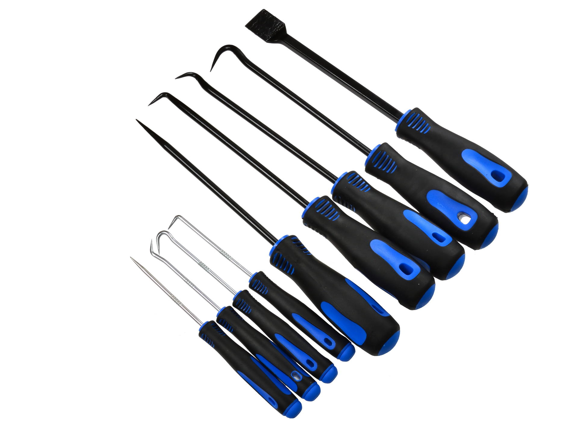 Set de extracción y limpieza de juntas, 9pcs - 9 piezas · acero de alta calidad