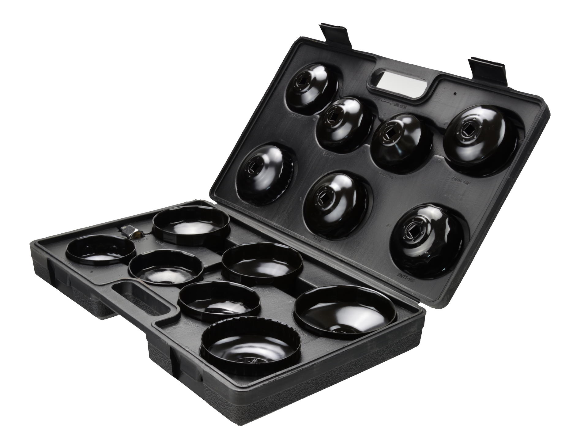 Estuche de 14 copas de aceite para taller y mantenimiento - Imagen 2