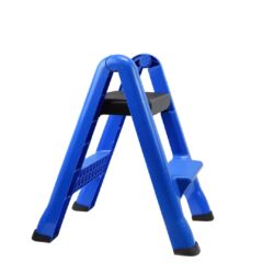 Escalera plástico 2 peldaños 150kg 60cm para uso profesional y doméstico