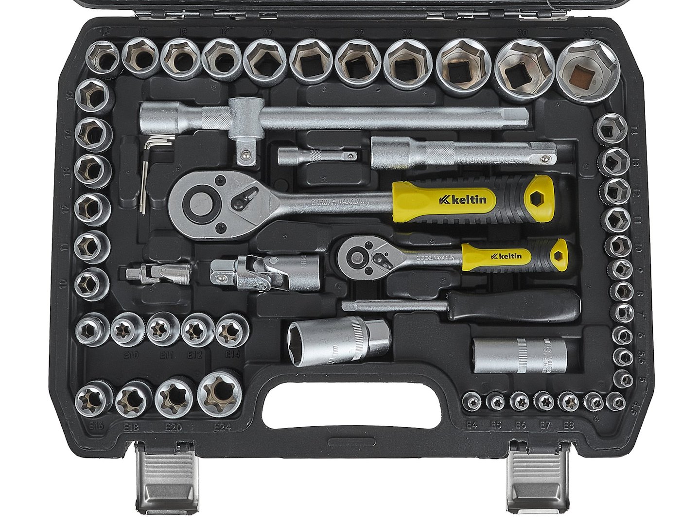 Estuche 108pcs 1/4" - 1/2" - acero · 108 piezas - Imagen 4
