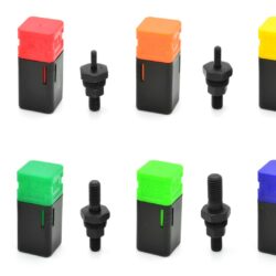 Juego de adaptadores remachadora de palanca M3-M10, 6 pcs - acero