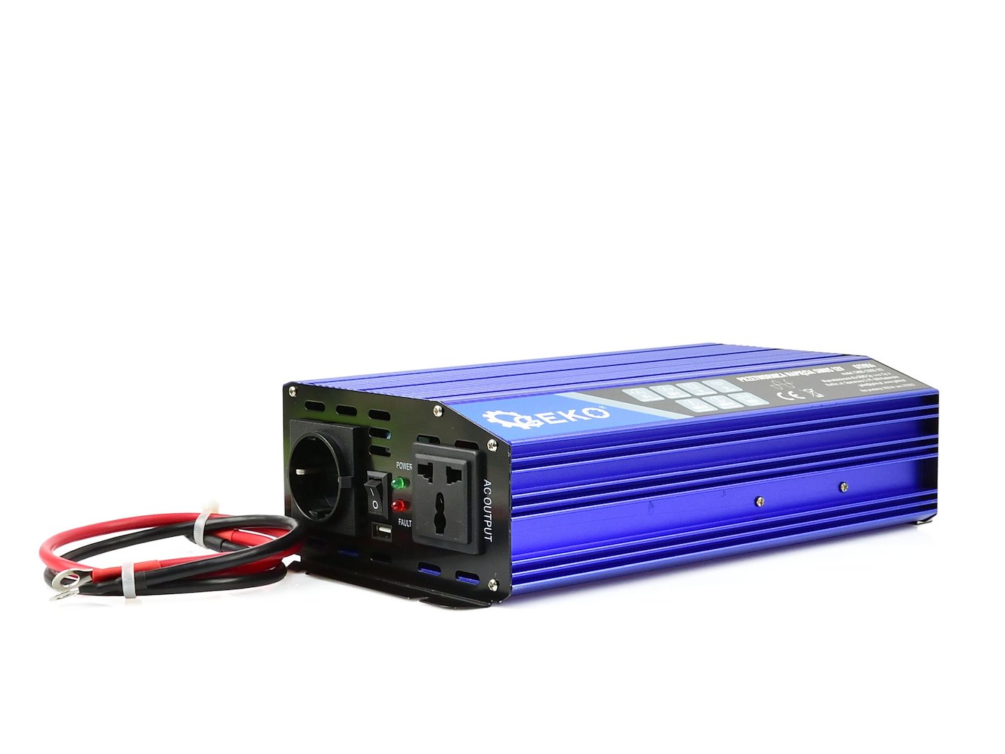 Inversor de corriente onda pura 12V / 2000W para instalación eléctrica y automoción - Imagen 3
