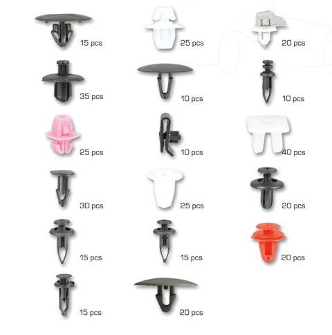 Surtido clips tapicería TOYOTA/LEXUS – 350 UDS. - Imagen 2