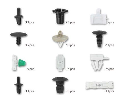 Surtido clips tapicería VOLKSWAGEN – 255 UDS. - Imagen 2