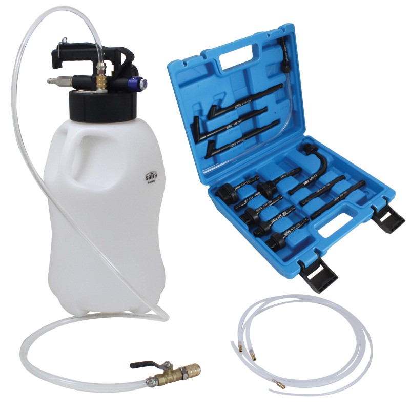 Extractor aceite neumático, 10 ltr. Adaptador ATF para instalación eléctrica y automoción - Imagen 2