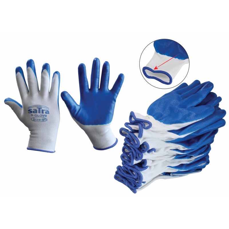 Guantes nylo-nitrilo 12 pares para uso profesional y doméstico - Imagen 2