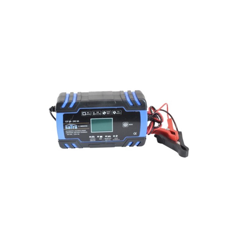 Cargador batería inteligente 12V/8A-24V/4A para uso profesional y doméstico