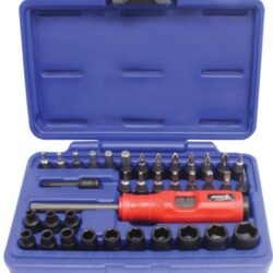 Destornillador impacto 1/4 37pcs - 37 piezas