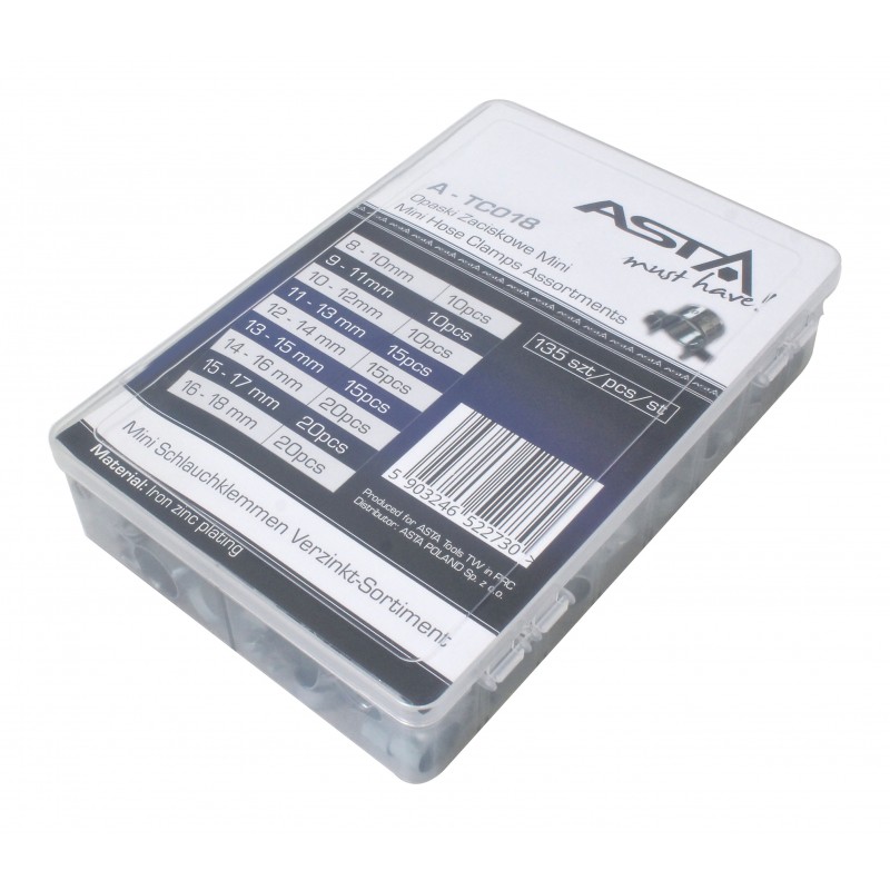 Mini abrazaderas 135pcs, 8-10mm -> 16-18mm - 135 piezas - Imagen 4