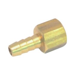 Racor hembra 3/8 a manguera de 9,5mm - latón